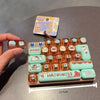 Cartoon Fidget Keyboard Keychain