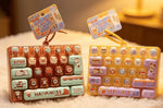 Cartoon Fidget Keyboard Keychain