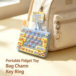 Cartoon Fidget Keyboard Keychain