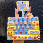 Cartoon Fidget Keyboard Keychain