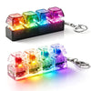 Transparent Keyboard Fidget Keychain