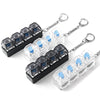 Transparent Keyboard Fidget Keychain
