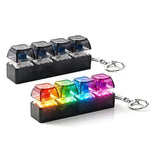 Transparent Keyboard Fidget Keychain