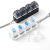 Transparent Keyboard Fidget Keychain