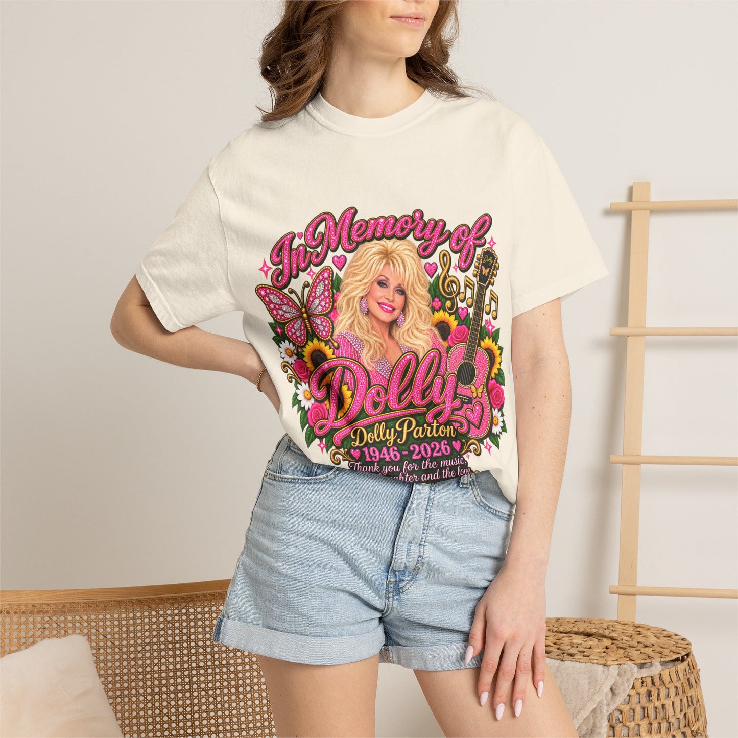 Memorial Graphic T-Shirt — "In Memory of Dolly (1946–2026)" Tribute Tee