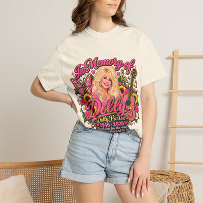 Memorial Graphic T-Shirt — "In Memory of Dolly (1946–2026)" Tribute Tee