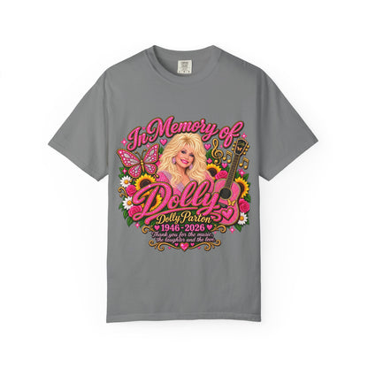 Memorial Graphic T-Shirt — "In Memory of Dolly (1946–2026)" Tribute Tee
