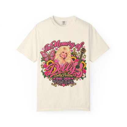 Memorial Graphic T-Shirt — "In Memory of Dolly (1946–2026)" Tribute Tee
