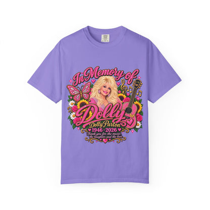 Memorial Graphic T-Shirt — "In Memory of Dolly (1946–2026)" Tribute Tee