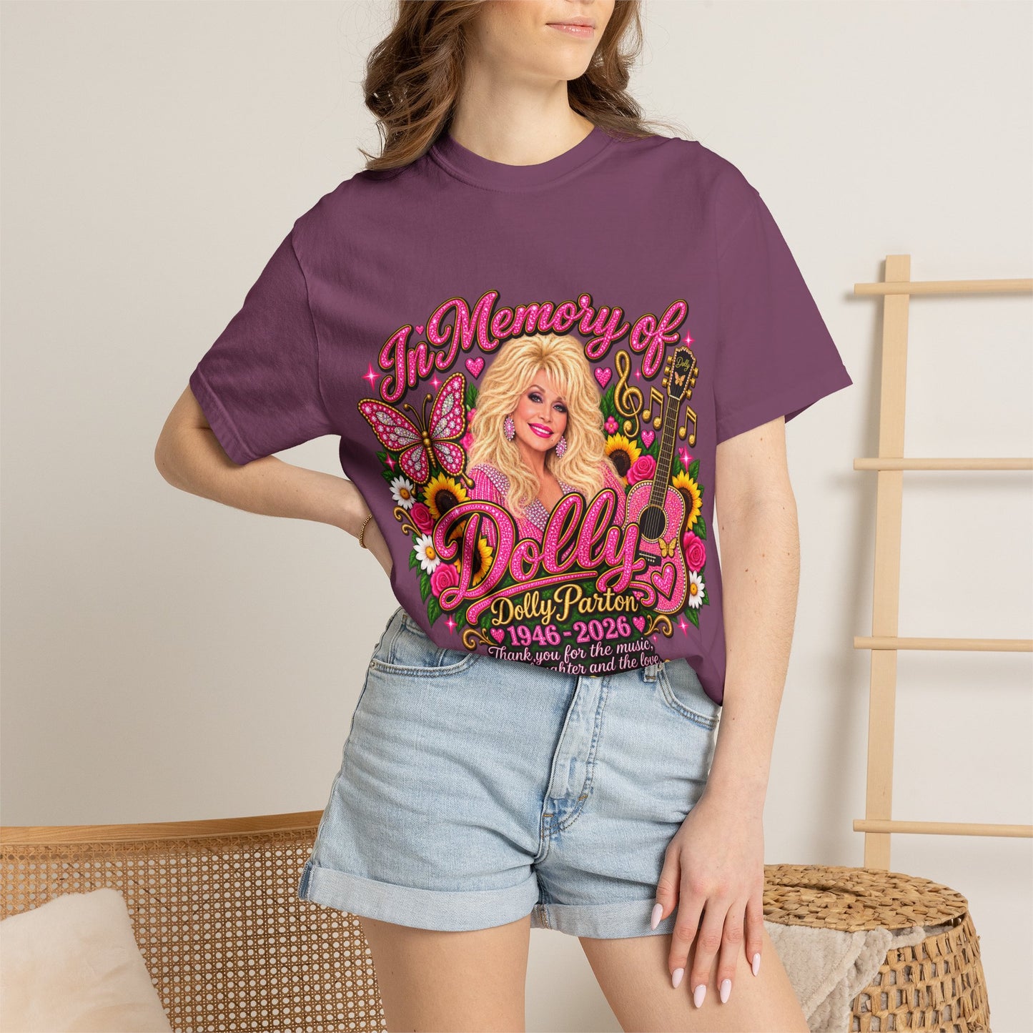 Memorial Graphic T-Shirt — "In Memory of Dolly (1946–2026)" Tribute Tee