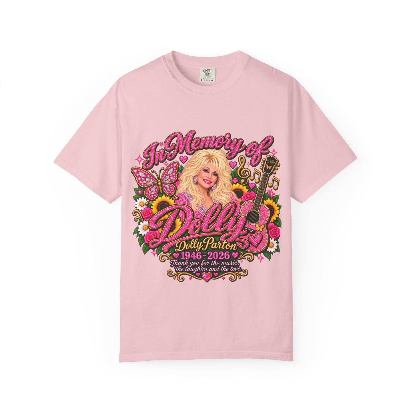 Memorial Graphic T-Shirt — "In Memory of Dolly (1946–2026)" Tribute Tee