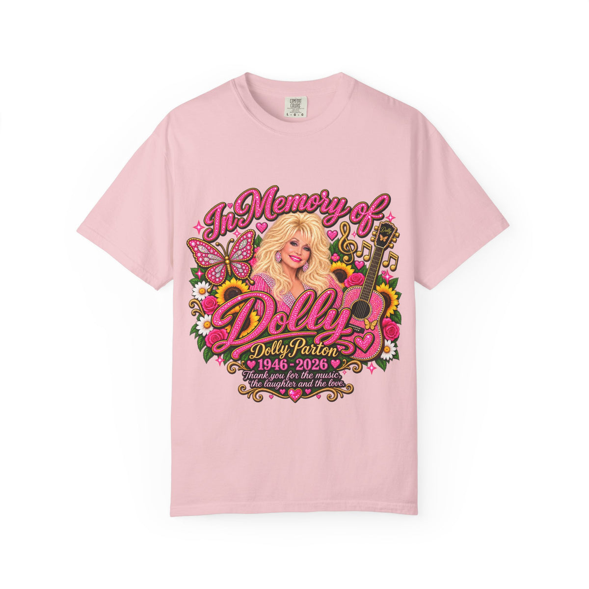 Memorial Graphic T-Shirt — "In Memory of Dolly (1946–2026)" Tribute Tee