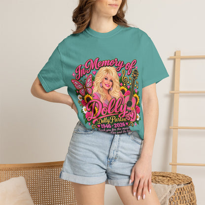 Memorial Graphic T-Shirt — "In Memory of Dolly (1946–2026)" Tribute Tee